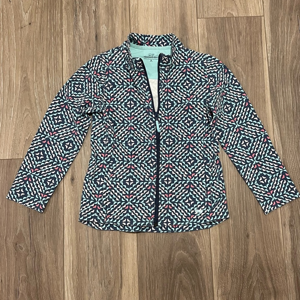 Vineyard Vines girls full zip athletic jacket NWOT